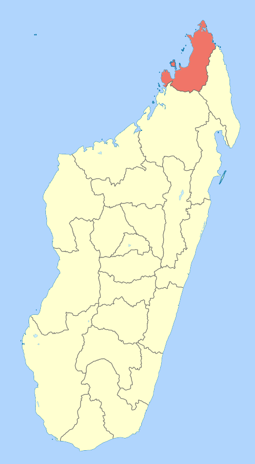 Carte de la région Diana