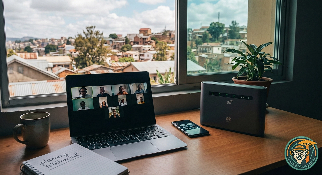 Télétravailler depuis Madagascar : internet, espaces de travail et coût de la vie