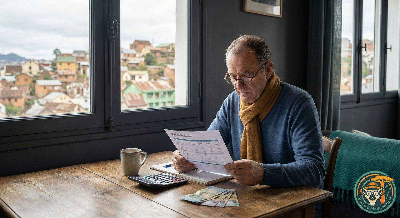 Exemple de budget détaillé pour un retraité vivant à Antananarivo